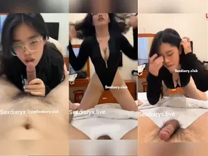 Em rau vú ngon kính cận mút chim điêu luyện